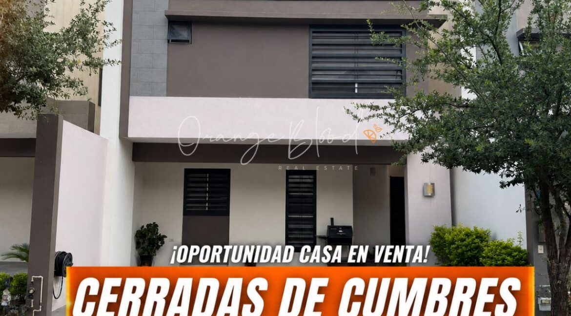 PORTADA CASA EN VENTA CERRADAS DE CUMBRES MONTERREY